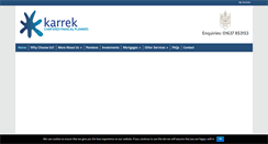 Desktop Screenshot of karrekfinancial.com